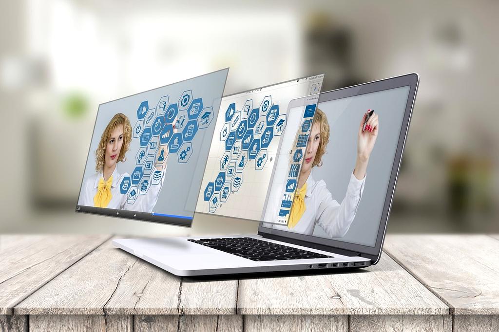 Futuristic holographic communication interface