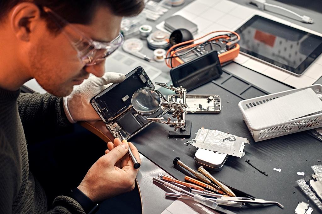 Abstract digital network visualization